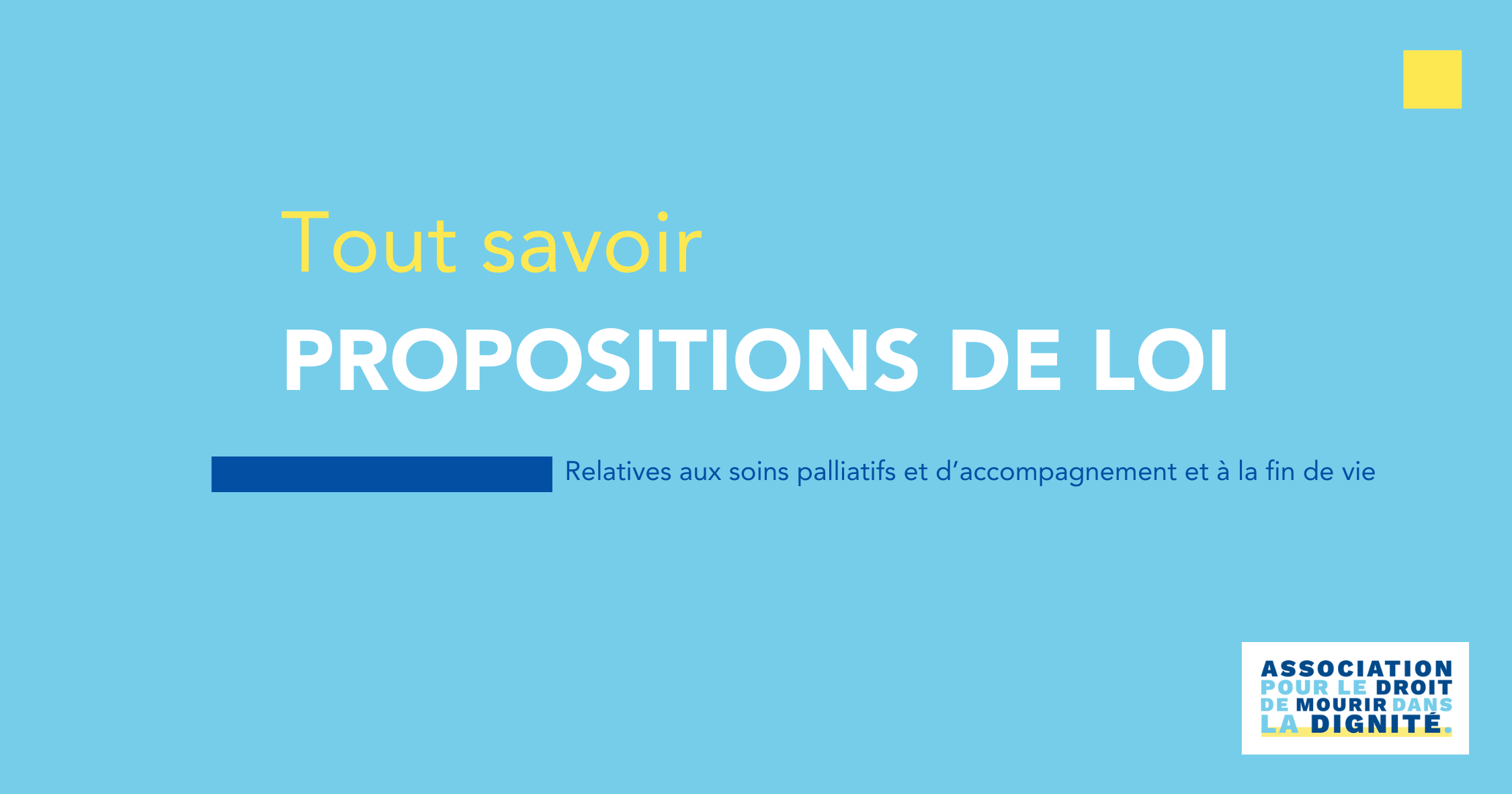 Tout savoir sur les propositions de loi relatives aux soins palliatifs